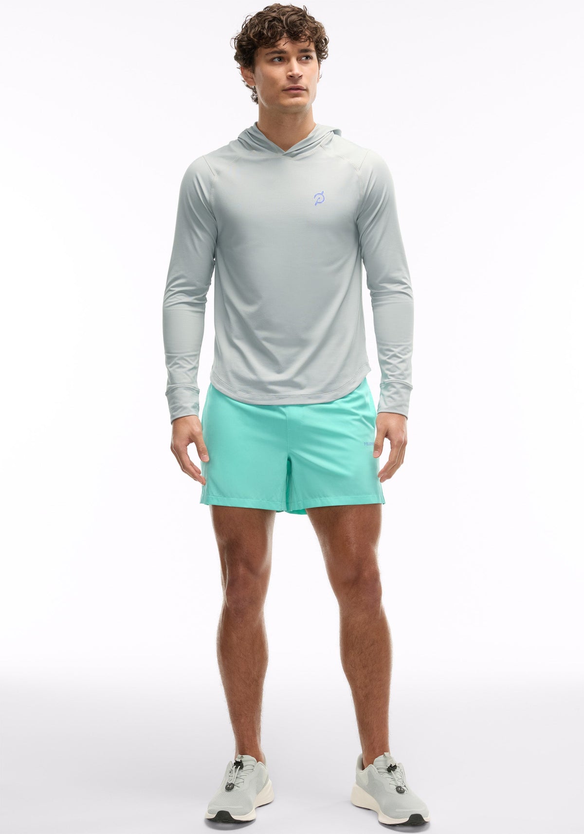 Active Brushed Jersey Hoodie and Summit Short Set