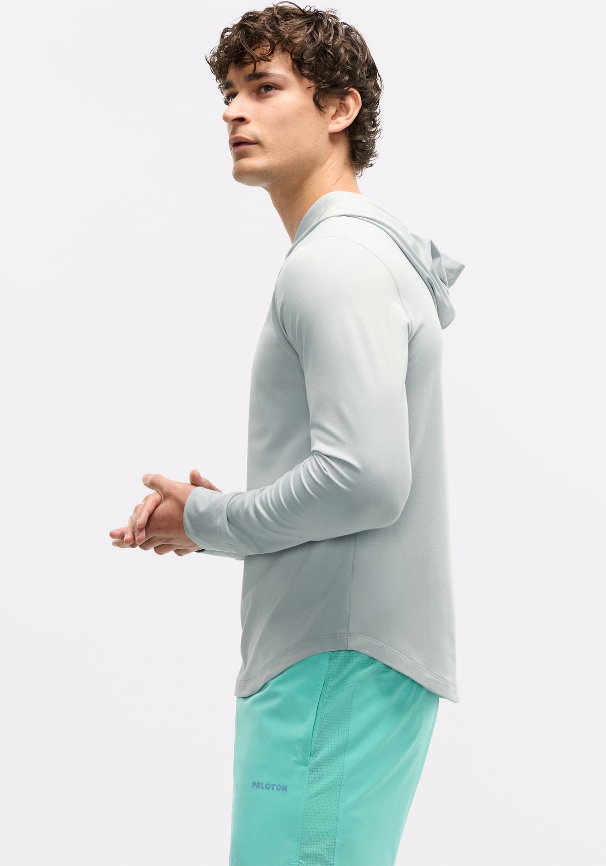 Active Brushed Jersey Hoodie and Summit Short Set