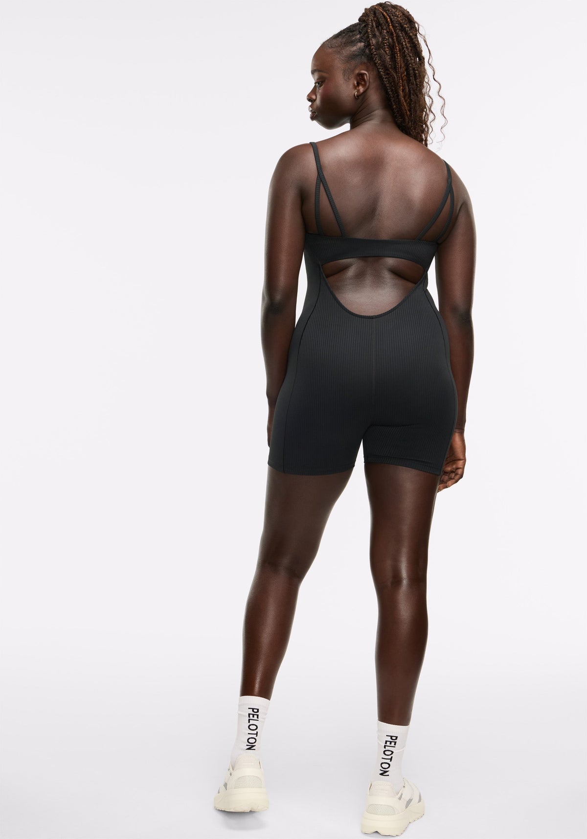 Active Rib V-Neck Bodysuit 5"