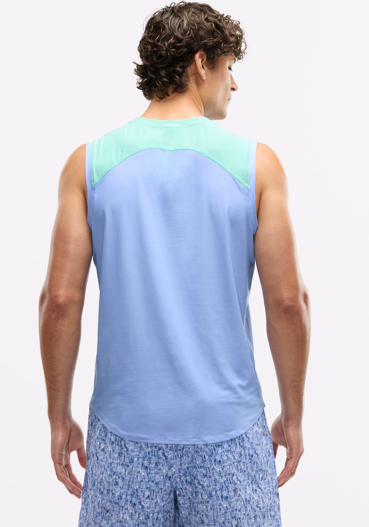 Essential Jersey Paneled Muscle Tank and Summit Short Set