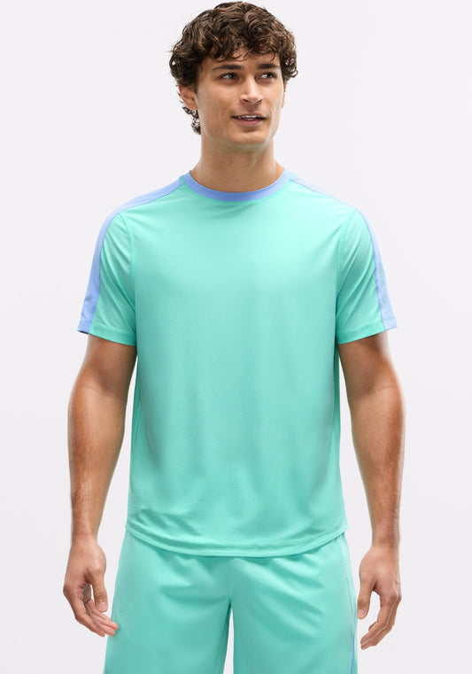 Essentials Jersey Paneled Short Sleeve