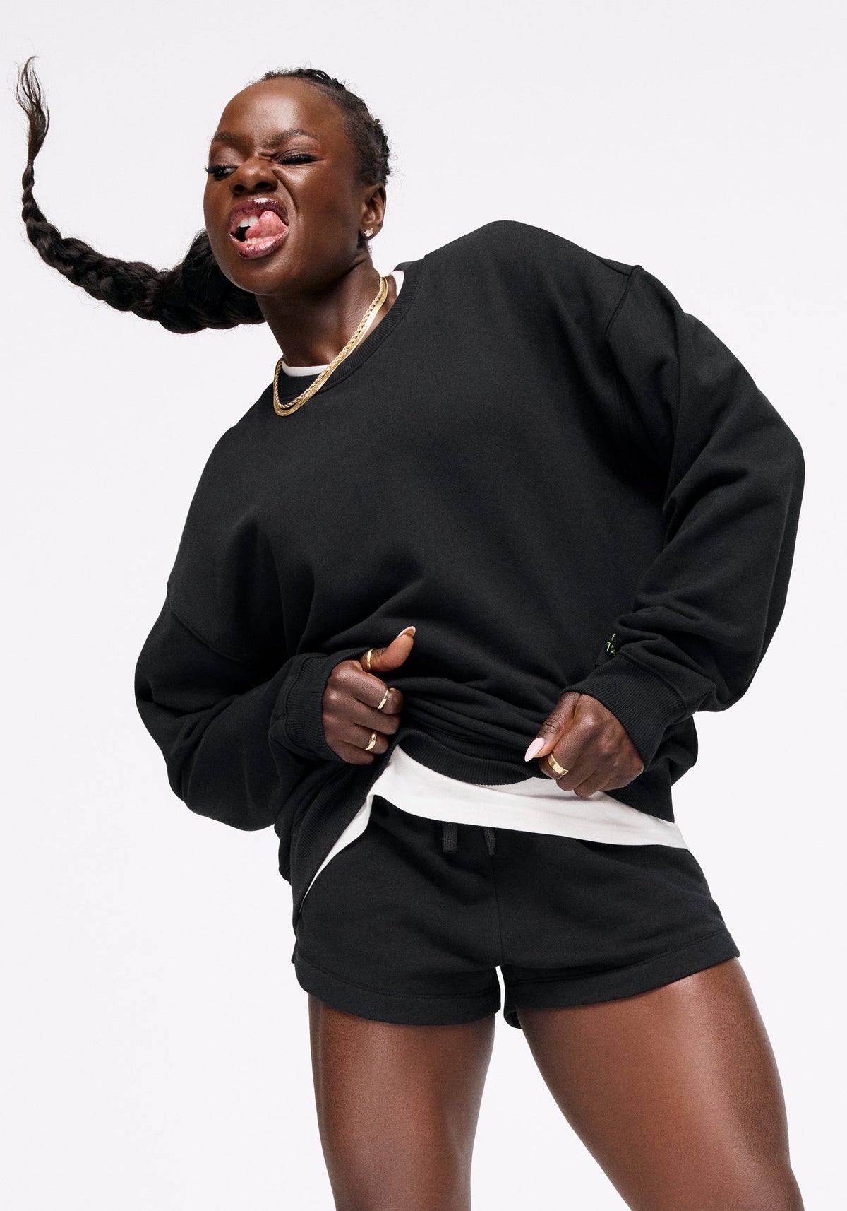 3" Dolphin Hem Sweat Short