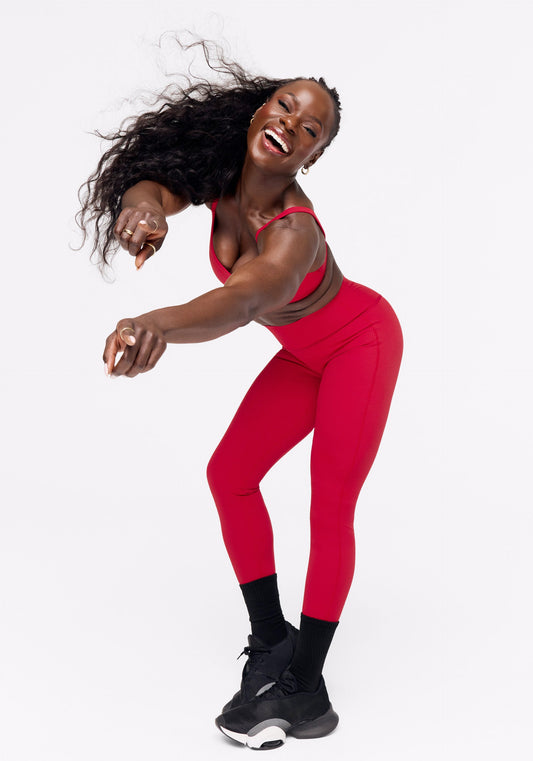 Active Rib Contoured Waistband Legging 25"