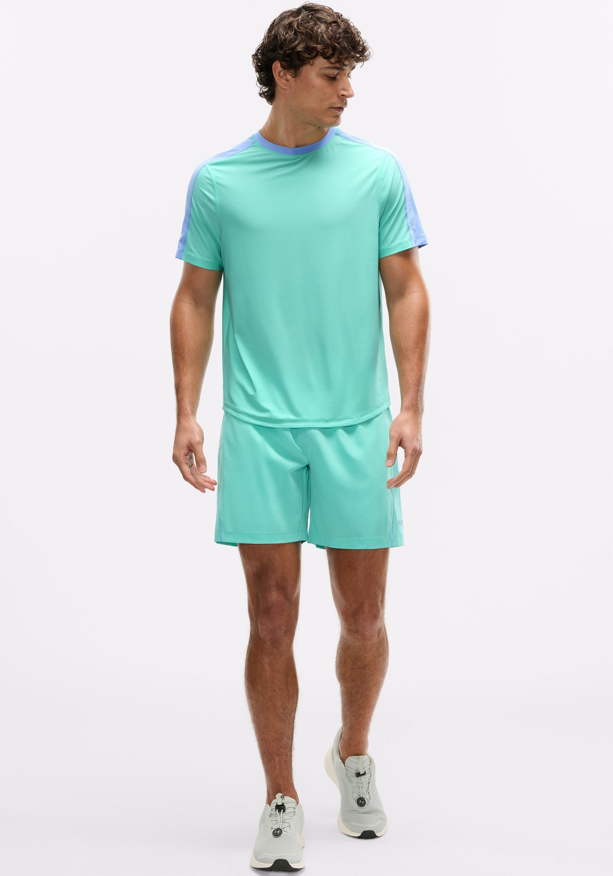 Essentials Jersey Paneled Short Sleeve and Output Short Set