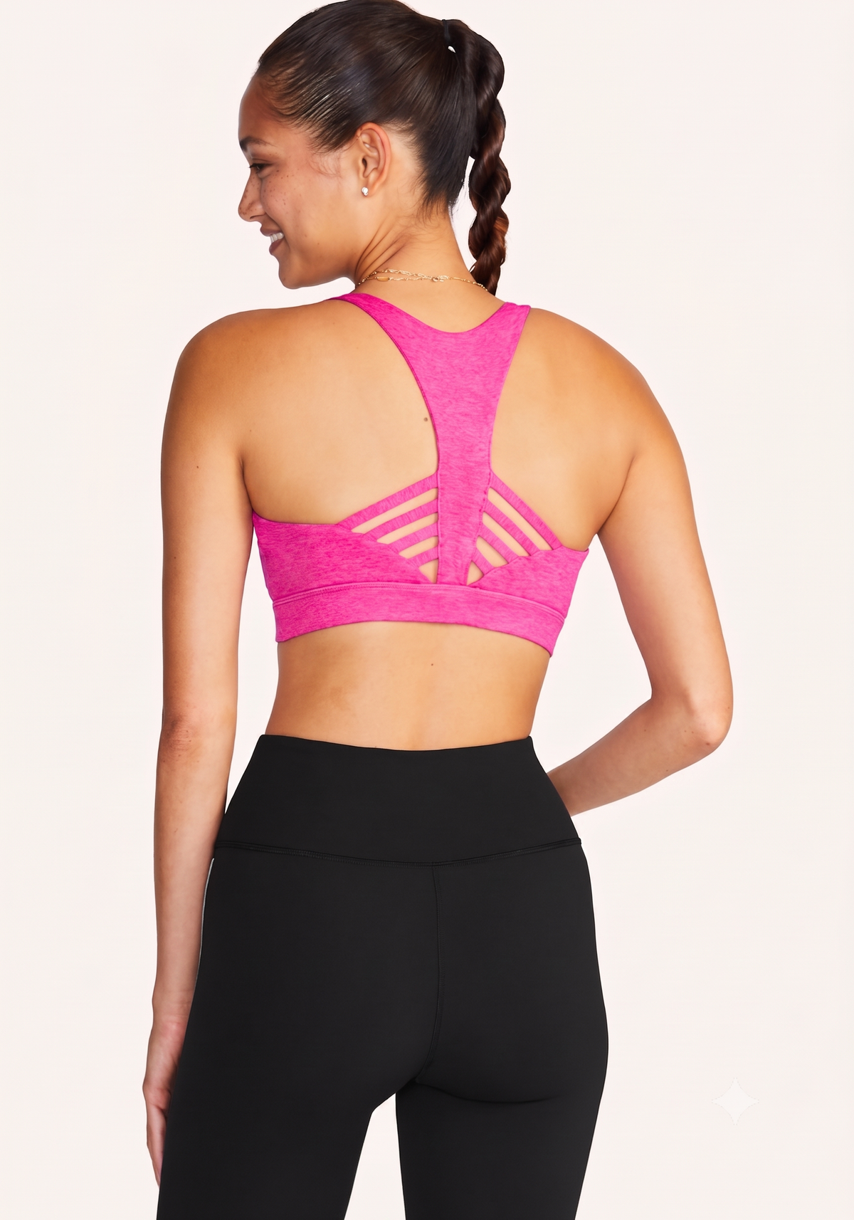 Heathered Strappy Bra