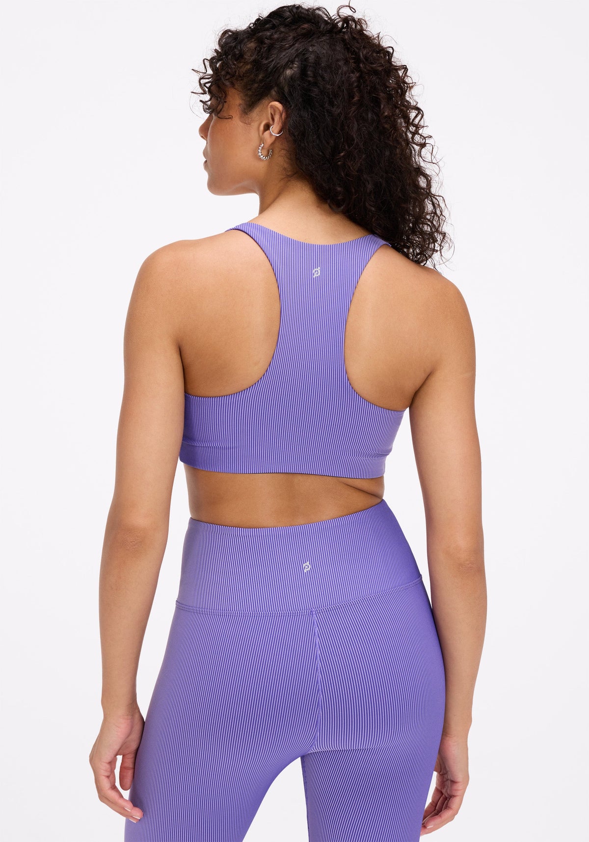 Dual Tone Rib Square Neck Bra