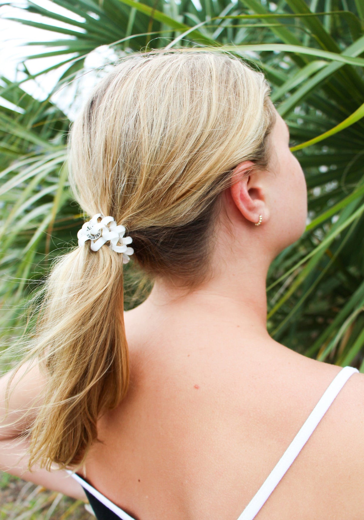 Coconut White Large Hair Ties - 3 Pack