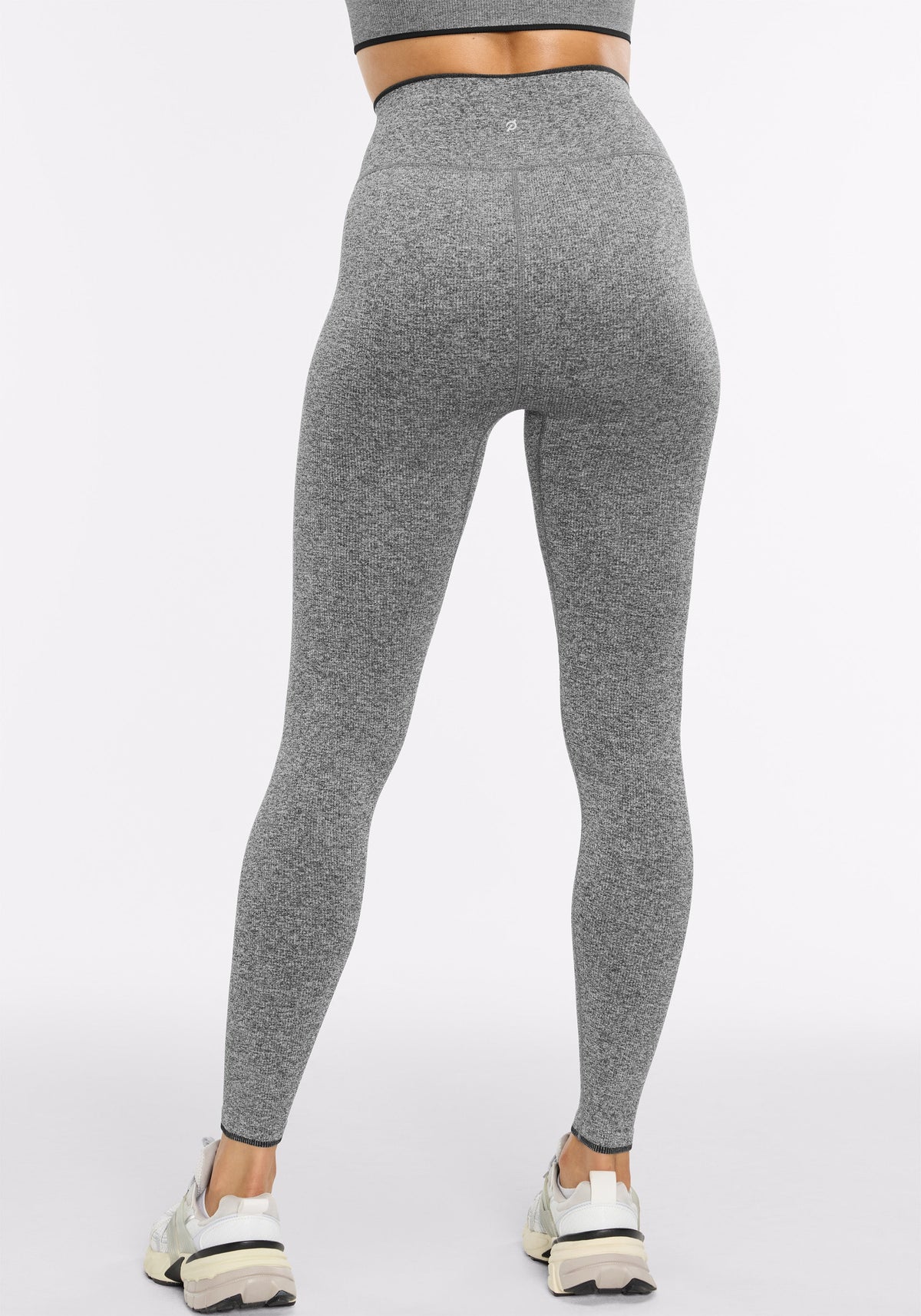 Black Melange Seamless Set
