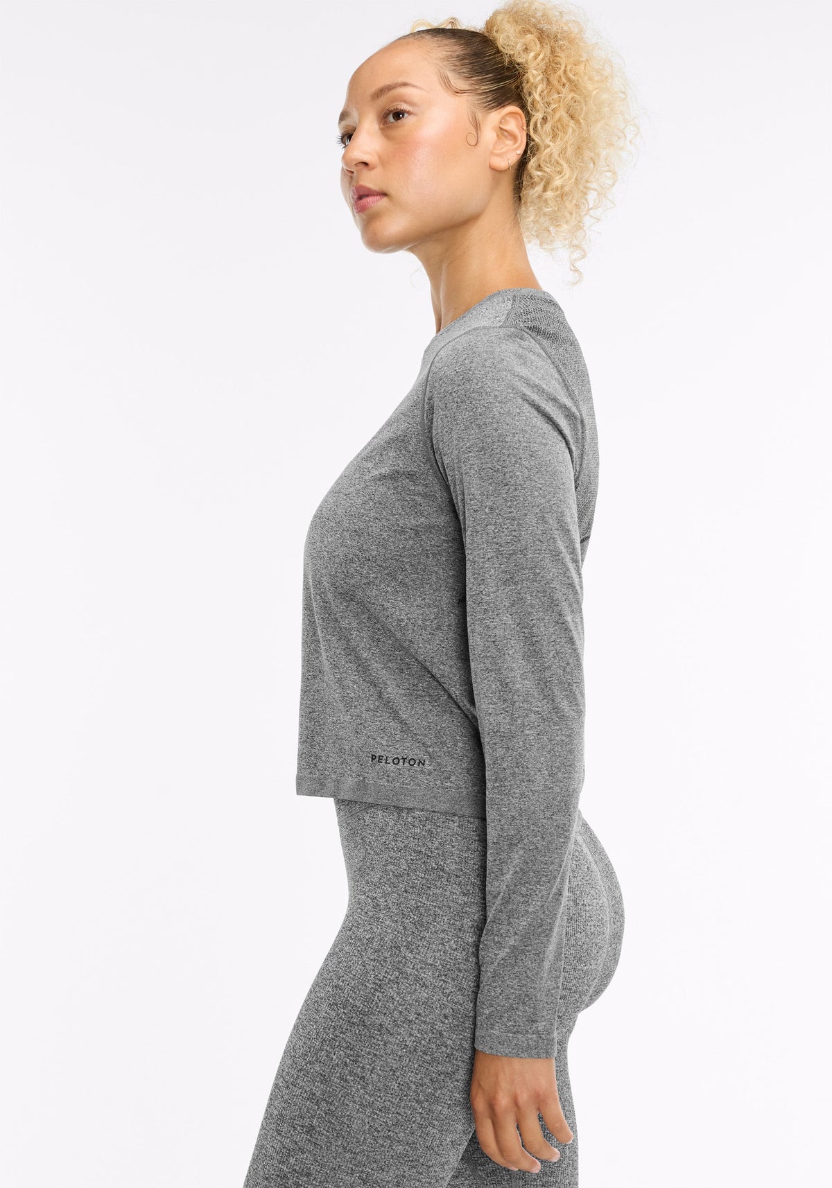 Black Melange Seamless Set