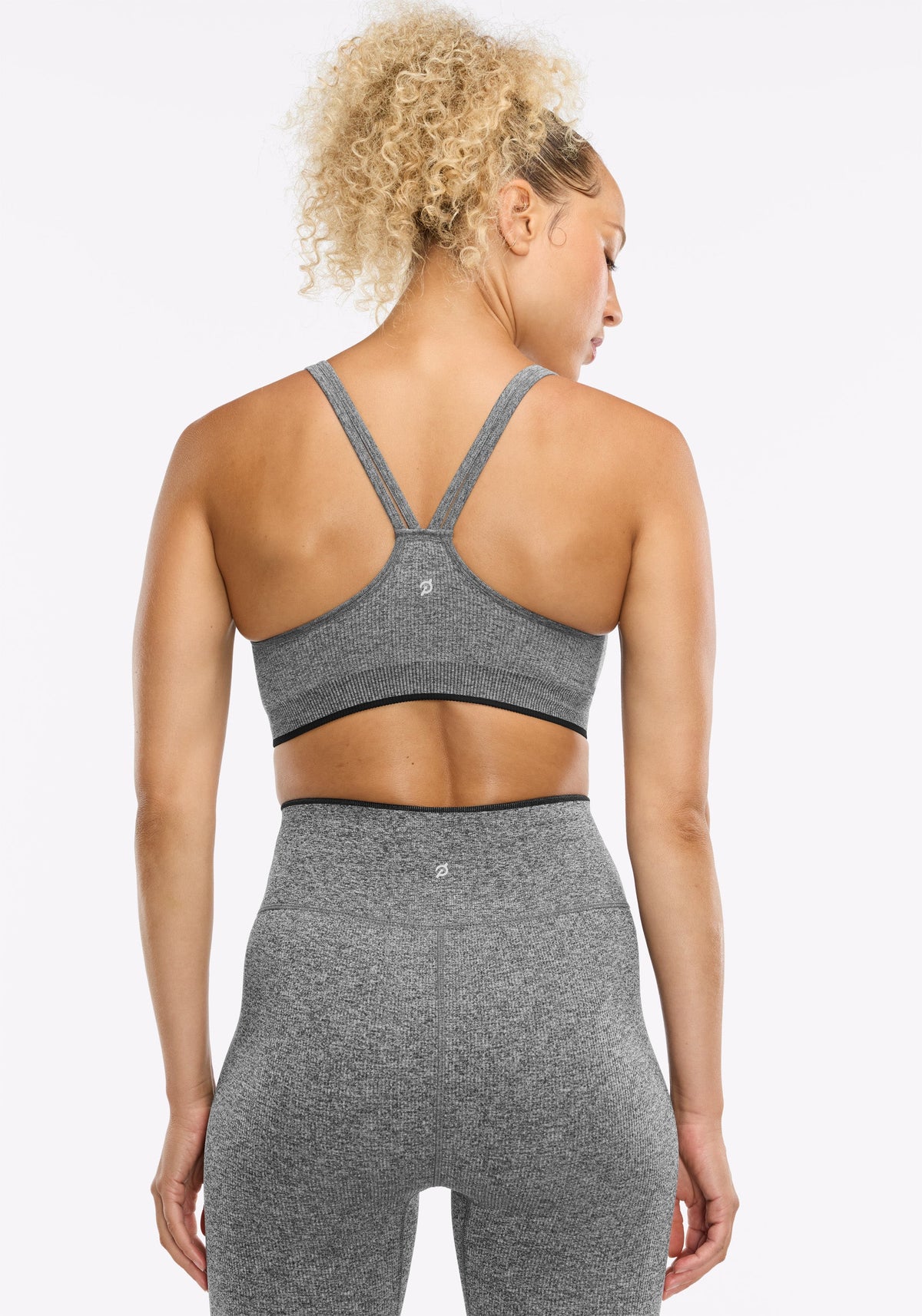 Black Melange Seamless Set