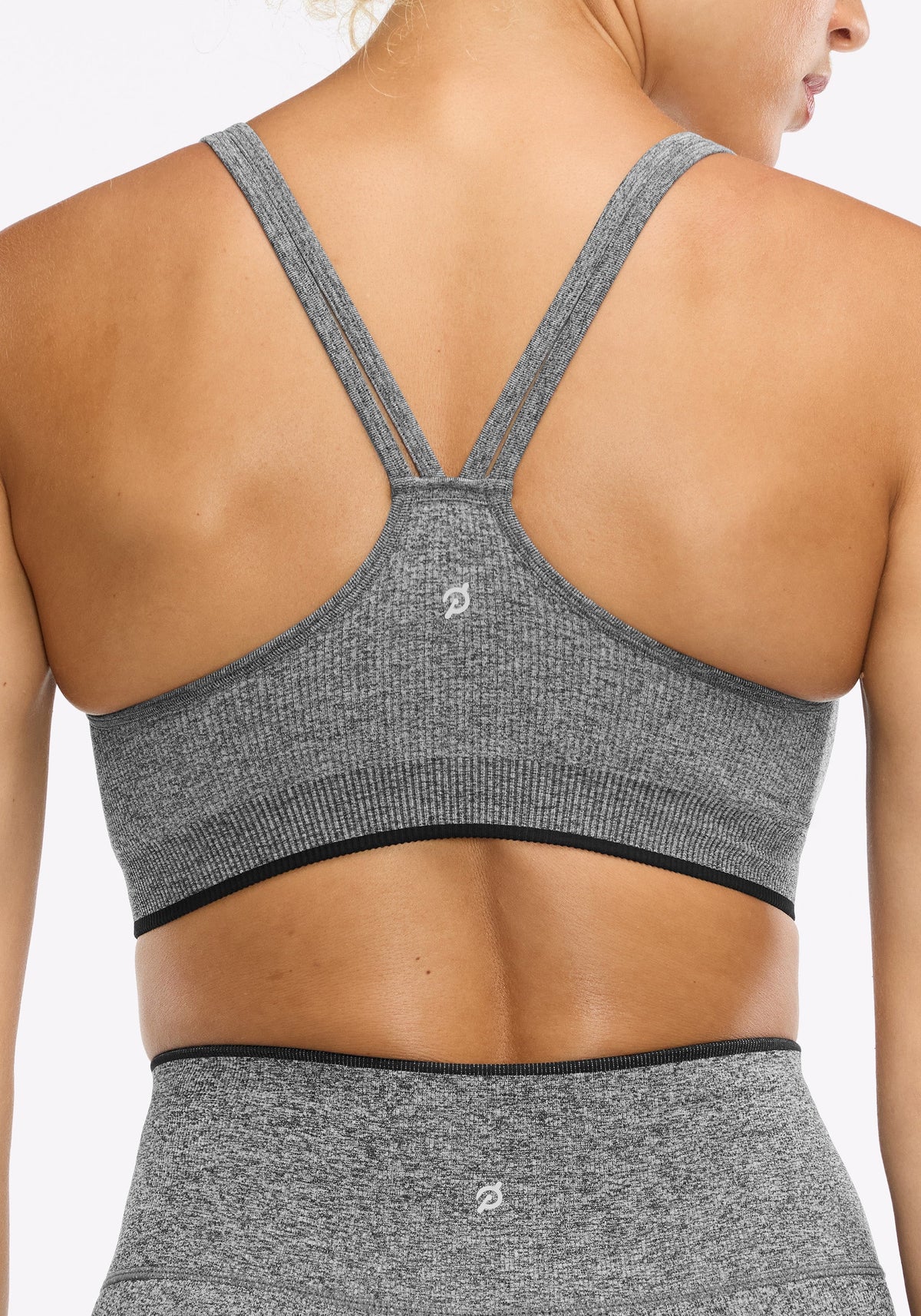Black Melange Seamless Set